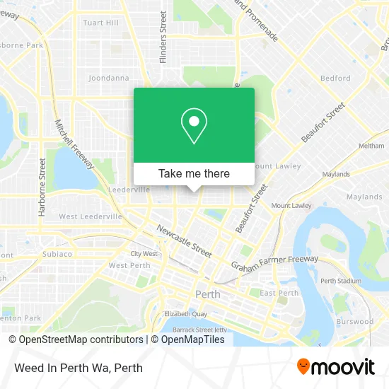 Mapa Weed In Perth Wa