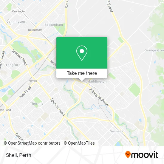 Mapa Shell