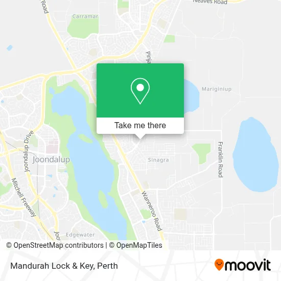 Mandurah Lock & Key map