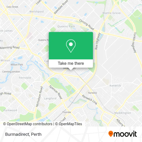 Mapa Burmadirect