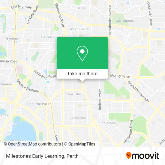 Mapa Milestones Early Learning