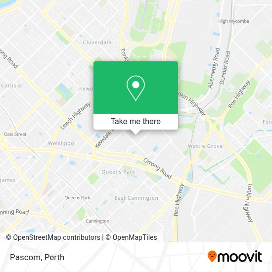 Mapa Pascom