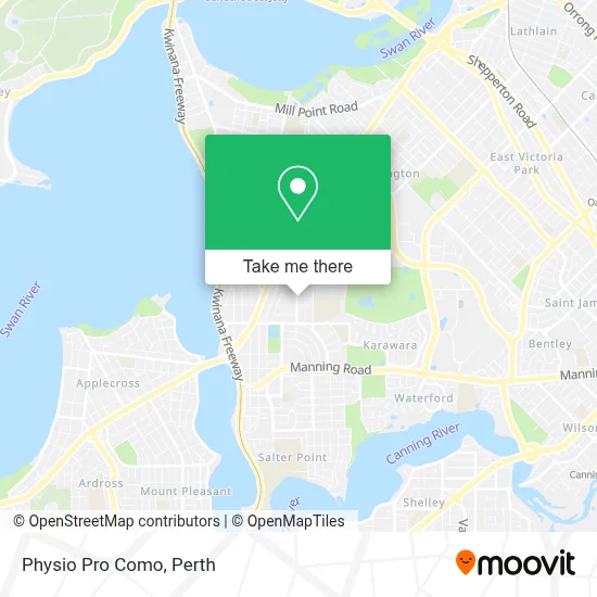 Mapa Physio Pro Como
