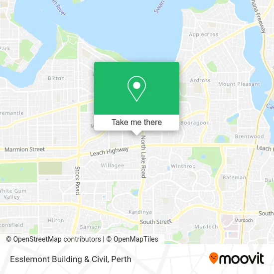 Mapa Esslemont Building & Civil