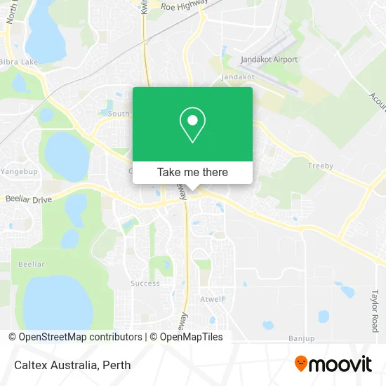 Mapa Caltex Australia