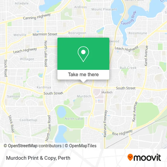 Mapa Murdoch Print & Copy
