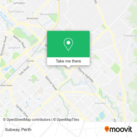 Mapa Subway