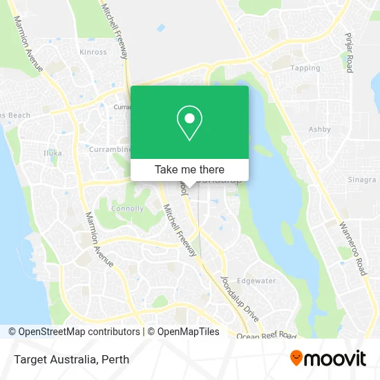 Mapa Target Australia