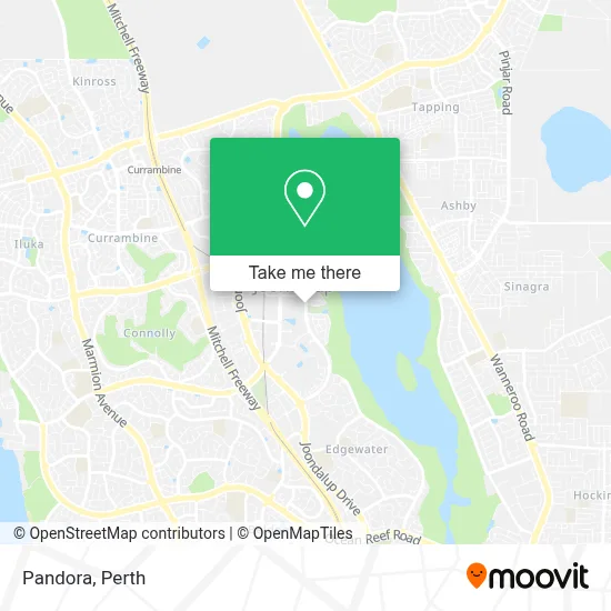 Mapa Pandora