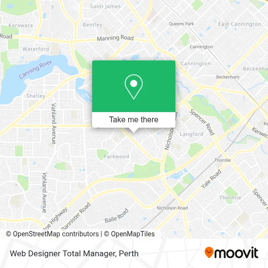 Mapa Web Designer Total Manager
