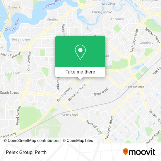 Mapa Pelex Group