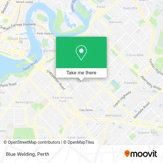 Mapa Blue Welding