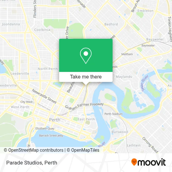 Mapa Parade Studios