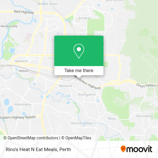 Rino's Heat N Eat Meals map