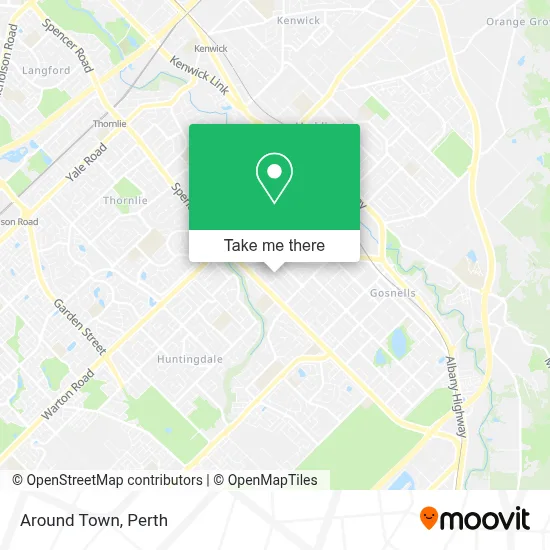 Mapa Around Town