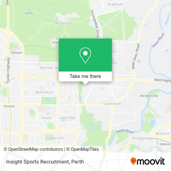 Mapa Insight Sports Recruitment