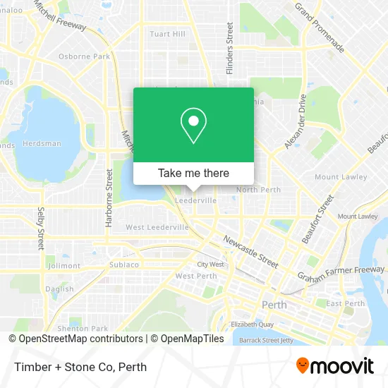 Mapa Timber + Stone Co