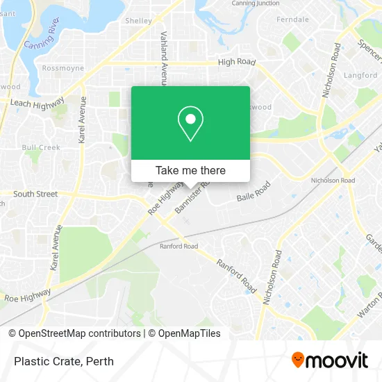 Mapa Plastic Crate