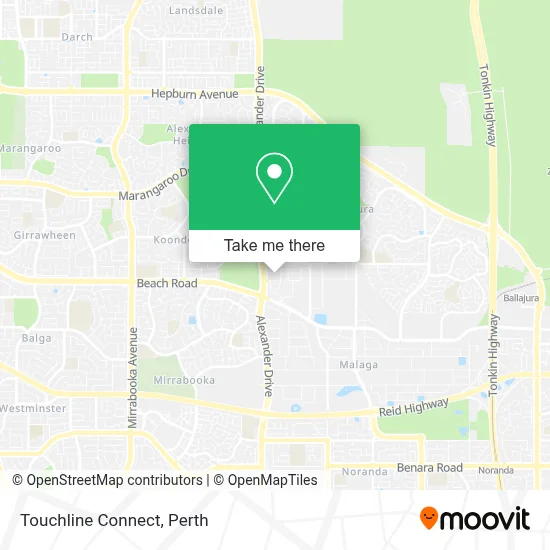 Mapa Touchline Connect