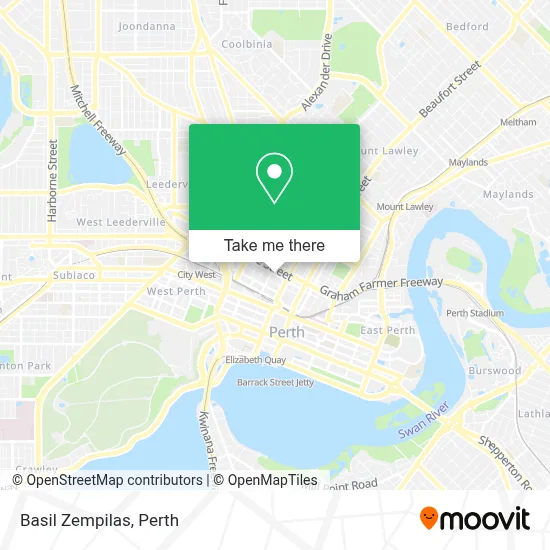 Mapa Basil Zempilas