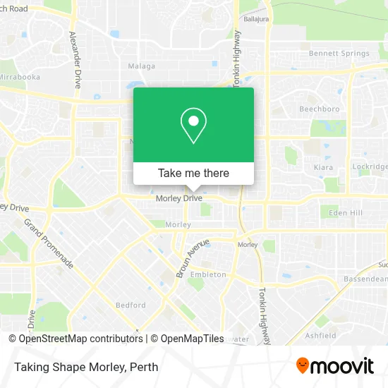 Mapa Taking Shape Morley