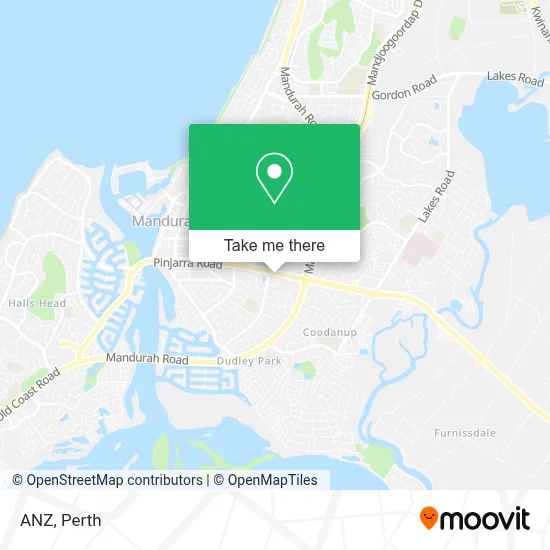 Mapa Anz