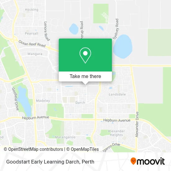 Goodstart Early Learning Darch map