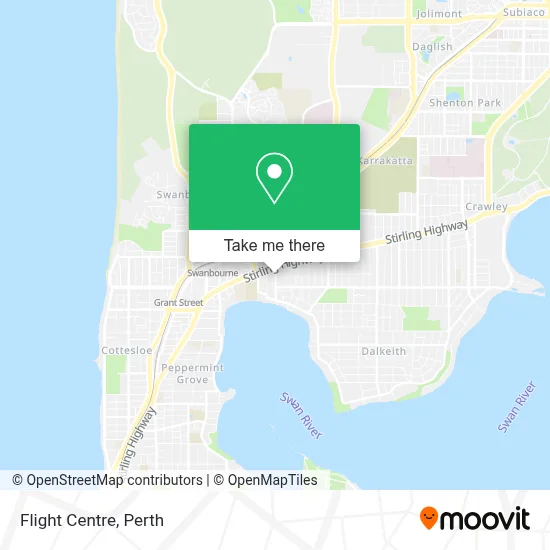 Mapa Flight Centre
