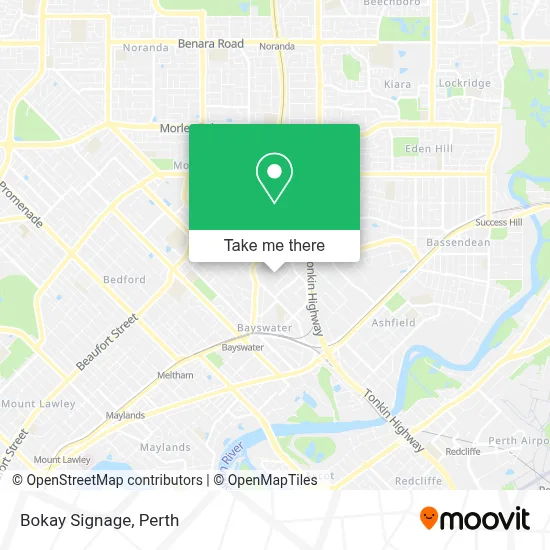 Mapa Bokay Signage