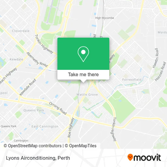 Mapa Lyons Airconditioning