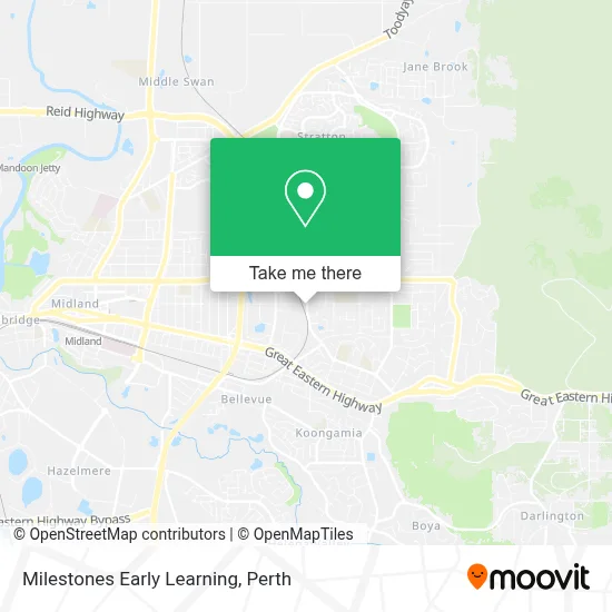 Mapa Milestones Early Learning
