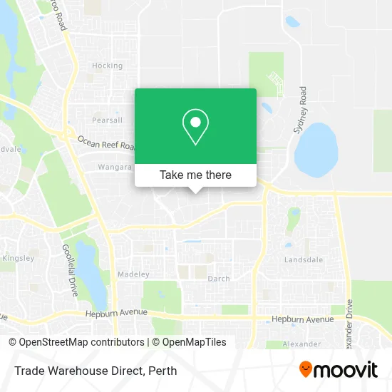 Trade Warehouse Direct map