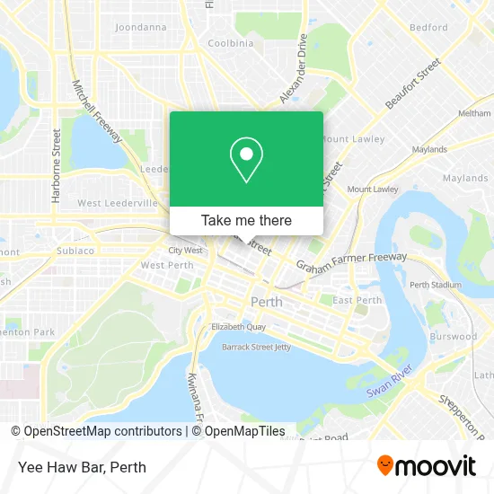 Mapa Yee Haw Bar