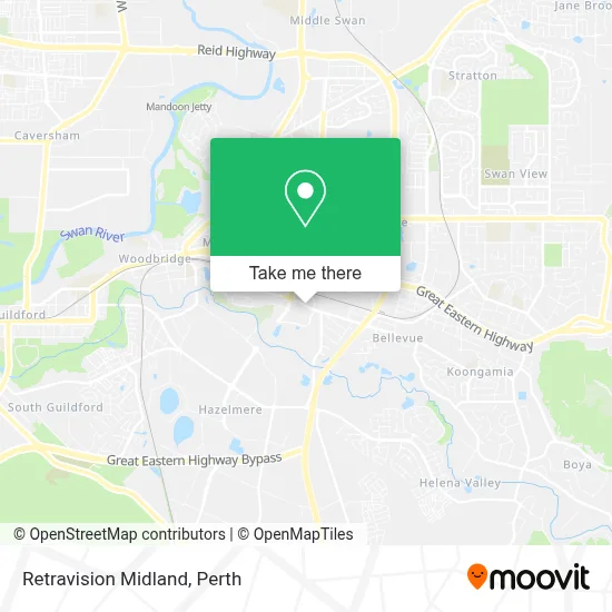 Mapa Retravision Midland