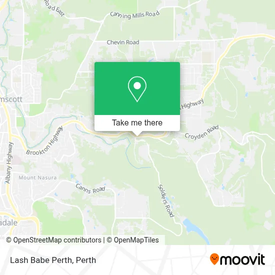 Mapa Lash Babe Perth