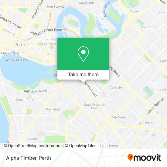 Alpha Timber map