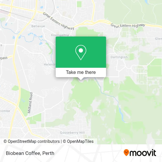 Mapa Biobean Coffee