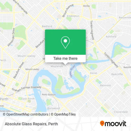 Mapa Absolute Glass Repairs