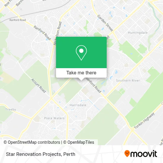 Mapa Star Renovation Projects