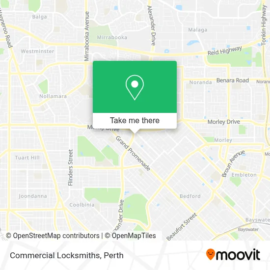 Mapa Commercial Locksmiths