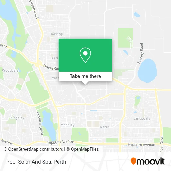Mapa Pool Solar And Spa