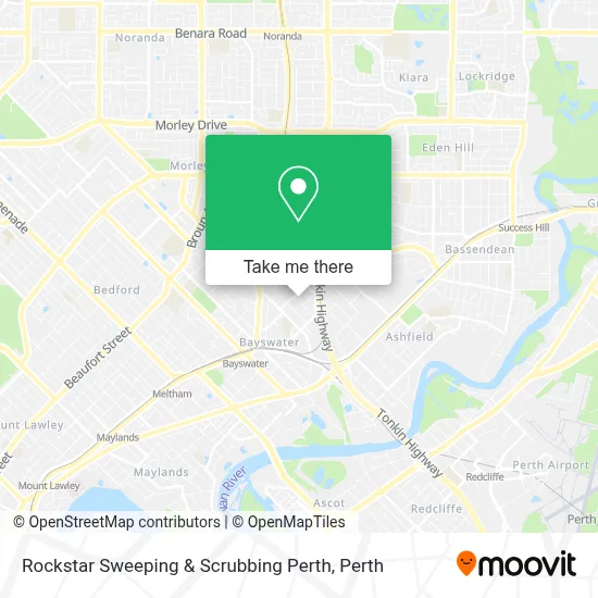 Mapa Rockstar Sweeping & Scrubbing Perth