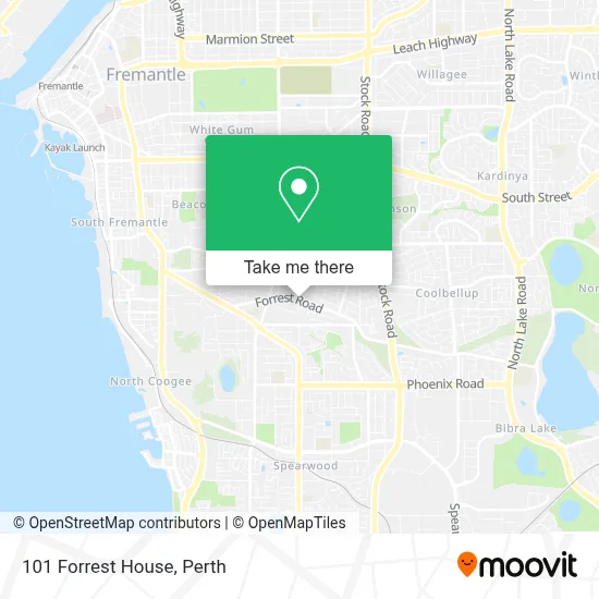 Mapa 101 Forrest House