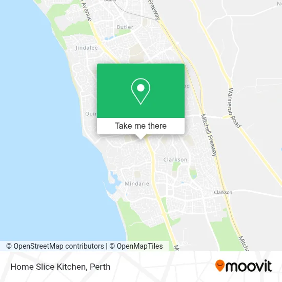 Mapa Home Slice Kitchen
