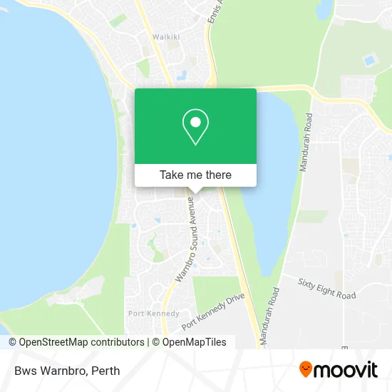 Mapa Bws Warnbro