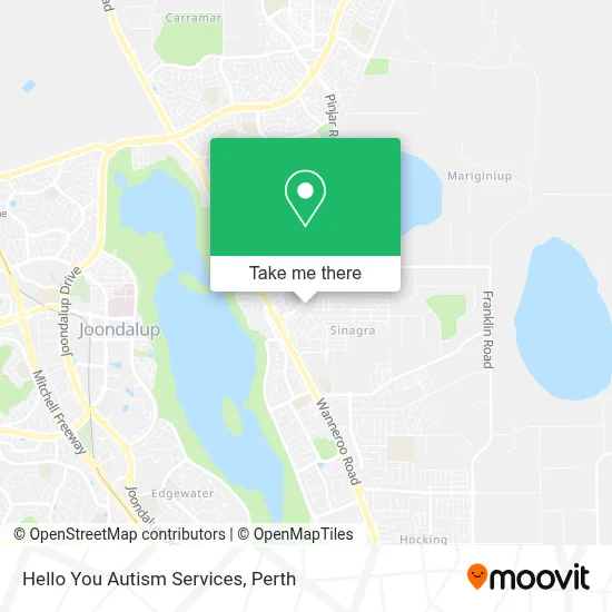 Mapa Hello You Autism Services