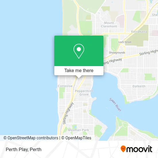 Mapa Perth Play