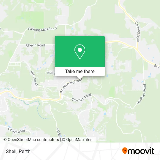 Mapa Shell