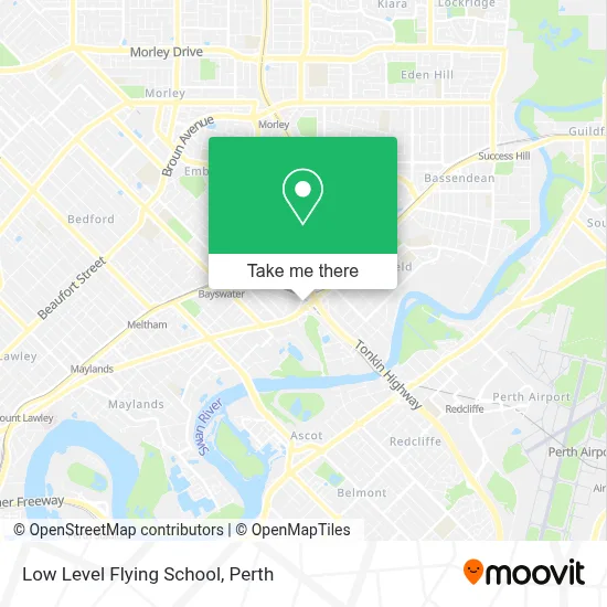 Mapa Low Level Flying School
