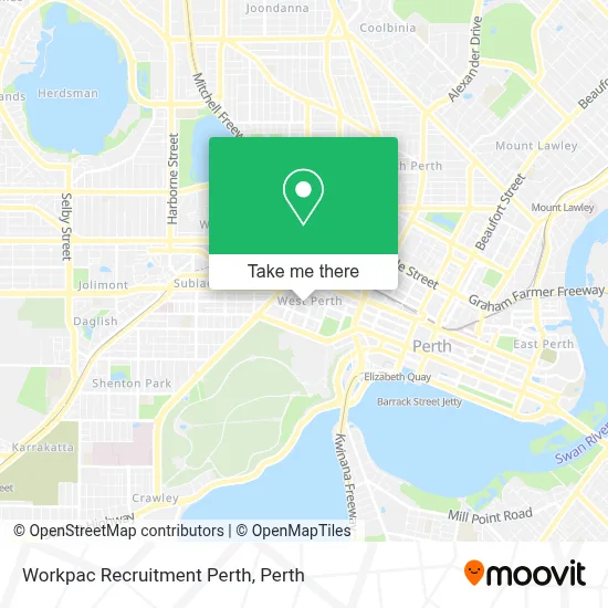 Mapa Workpac Recruitment Perth